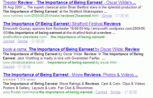 The Importance of Being Earnest review