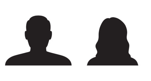 Man and woman buyer persona silhouette