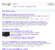 LCD TV search results